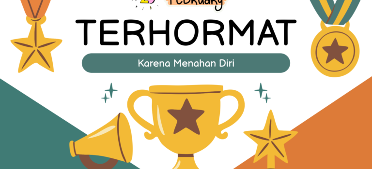Terhormat Karena Menahan Diri