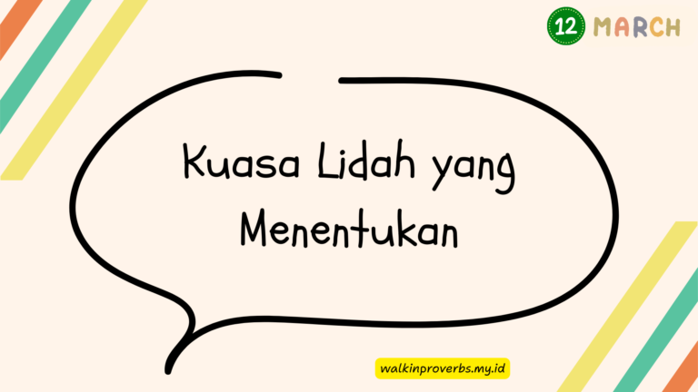 Kuasa Lidah yang Menentukan