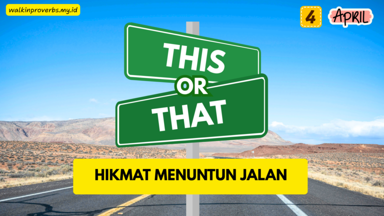 Hikmat Menuntun Jalan