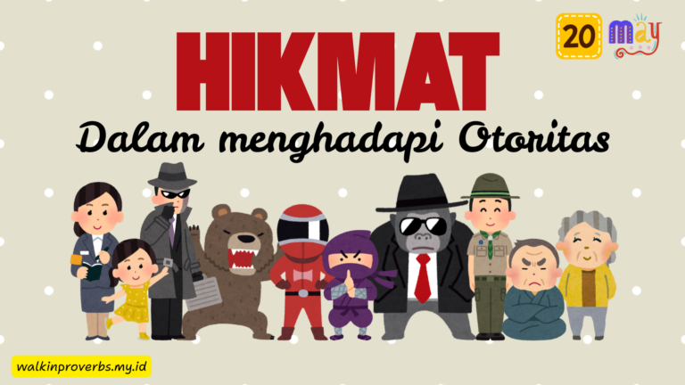 Hikmat Dalam Menghadapi Otoritas