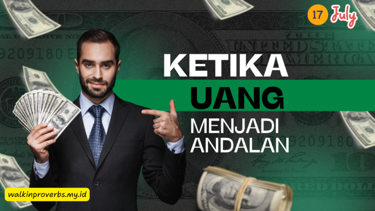 Ketika Uang Menjadi Andalan