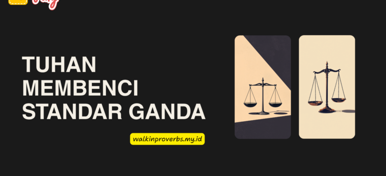 Tuhan Membenci Standar Ganda Tuhan Membenci Standar Ganda