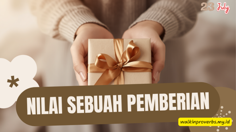 Nilai Sebuah Pemberian