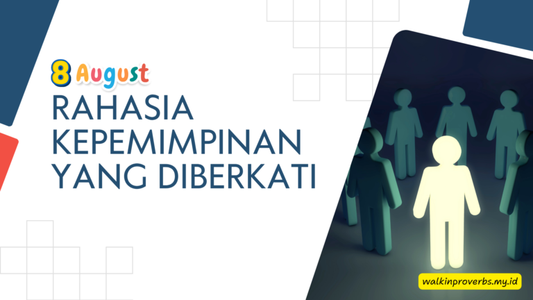Rahasia Kepemimpinan yang Diberkati