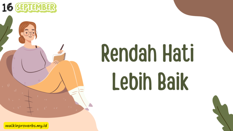 Rendah Hati Lebih Baik