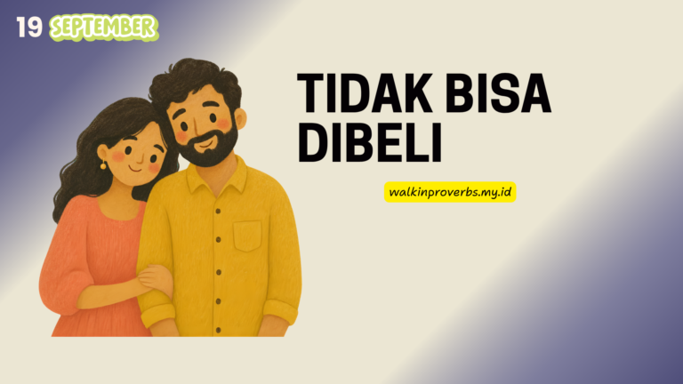 Tidak Bisa Dibeli
