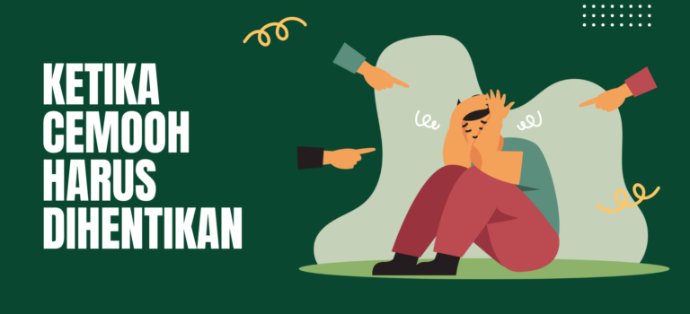 Ketika Cemooh Harus Dihentikan Ketika Cemooh Harus Dihentikan