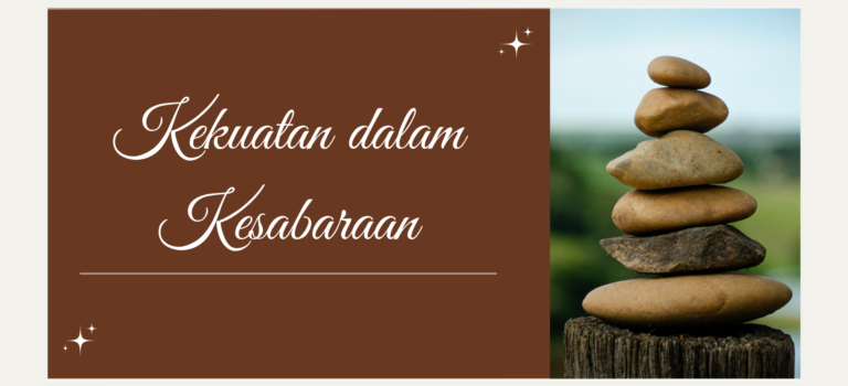 Kesabaran dalam Ketekunan