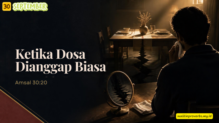 Ketika Dosa Dianggap Biasa
