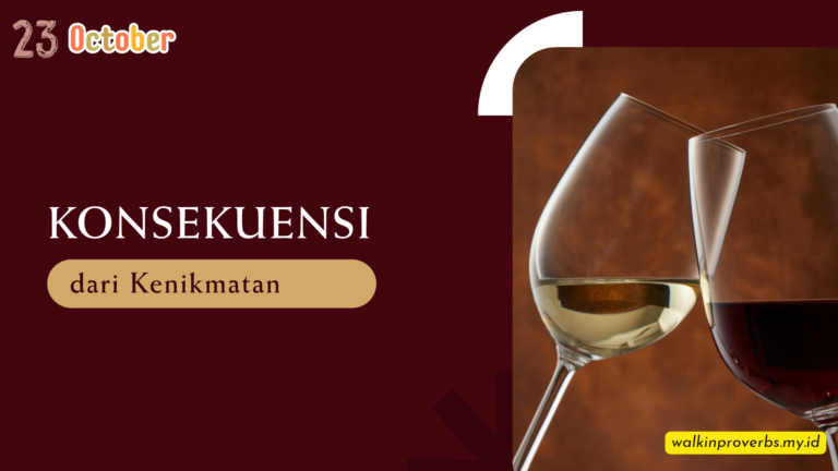 Konsekuensi dari Kenikmatan