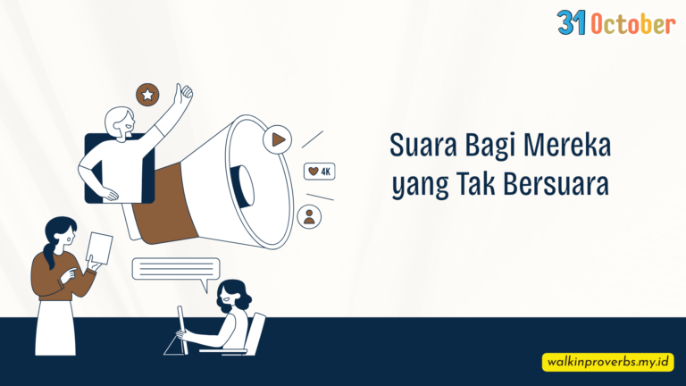 Suara bagi Mereka yang Tak Bersuara